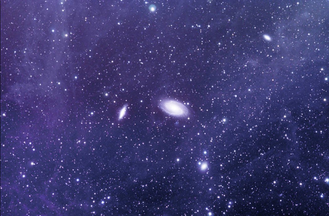 Région de M81 et M82 photographiée par Steve Mandel en 2004